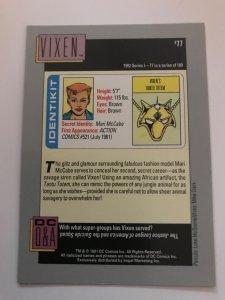 VIXEN #77 card : 1992 DC Universe Series 1, NM/M, Impel; Teen Titans