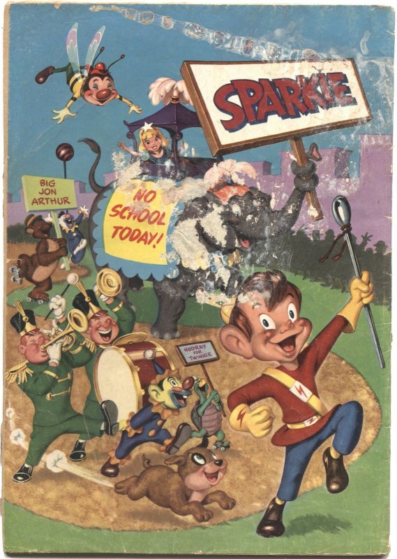 SPARKIE #1-1951-BASED ON THE RADIO SERIES-OLD WITCH-HUMAN FLY-RARE