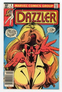 Dazzler #8 Tom DeFalco Newsstand NM-