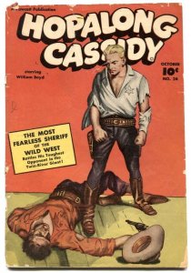 Hopalong Cassidy #24 1948- Fawcett Western -coupon out