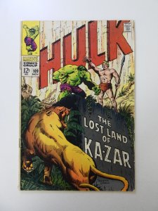 The Incredible Hulk #109 (1968) VG condition