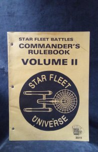 Star Fleet Battles Commander's Rulebook Volume II #3011 (1984)