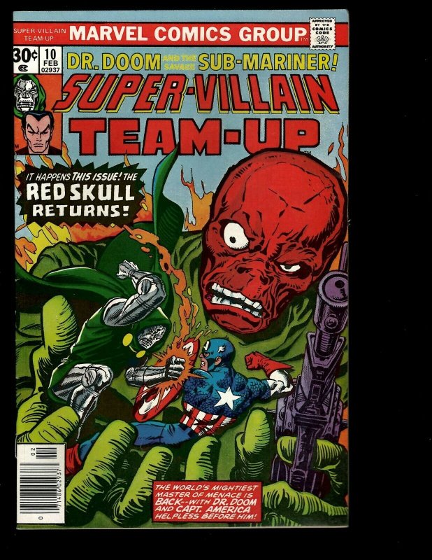 12 Super-Villain Team-Up Marvel Comics #2 3 4 5 6 7 8 9 10 11 12 13 Dr Doom GK15