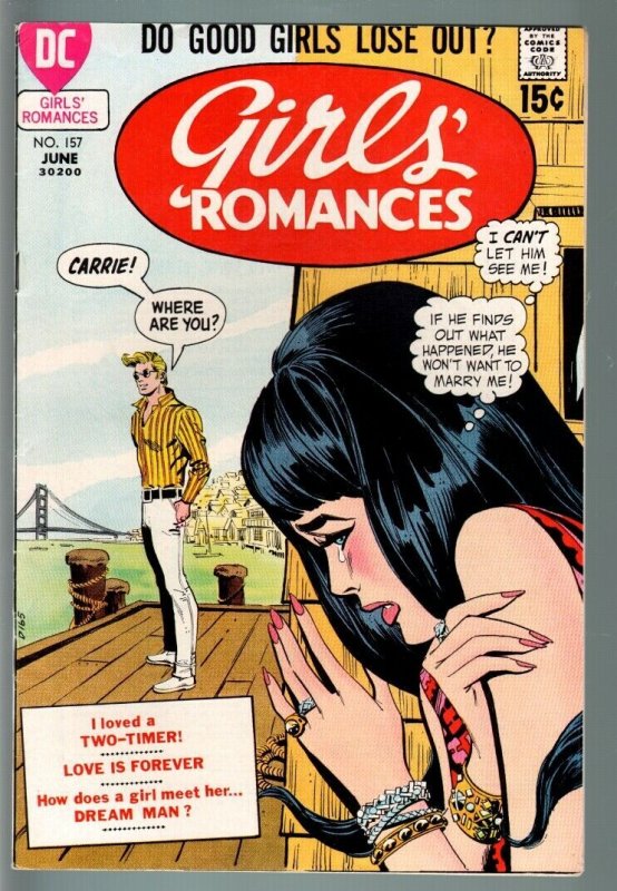 Girls' Romances #157 1970-DC Romance comic FN