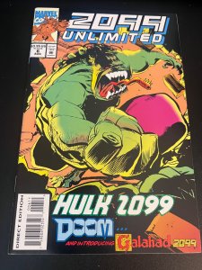 2099 Unlimited #1 - 10 (1993 - 1995) Complete anthology run Cyberpunk Marvel Uni