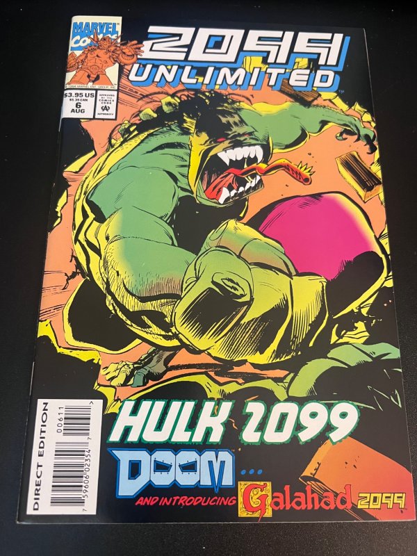 2099 Unlimited #1 - 10 (1993 - 1995) Complete anthology run Cyberpunk Marvel Uni