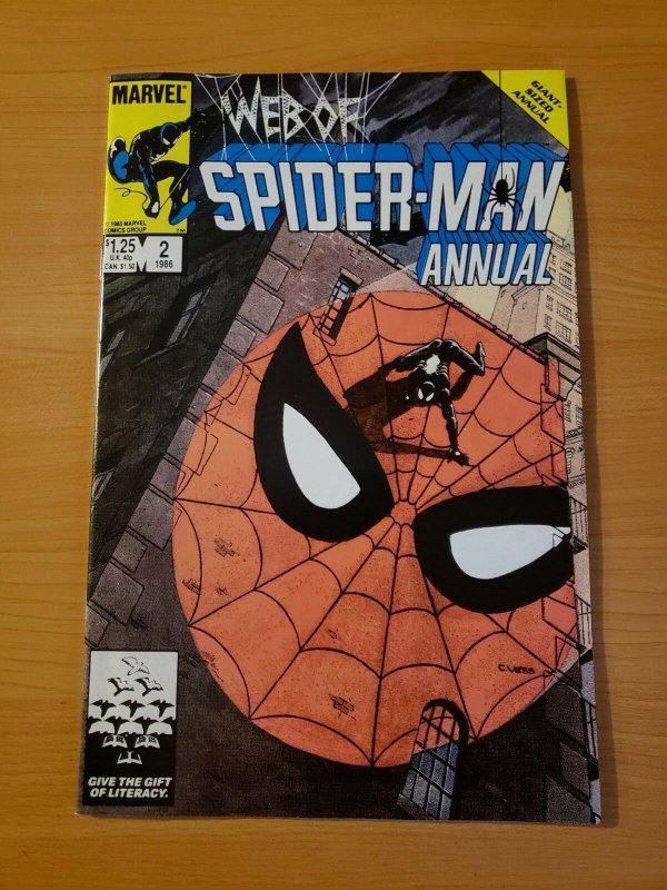 Web of Spider-Man Annual #2 Direct Market ~ NEAR MINT NM ~ (1986 Marvel) 
