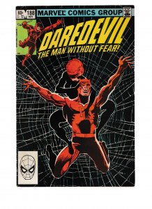 Daredevil #188 Black Widow & 1st appearance of Stone, Shaft & Claw (1982)