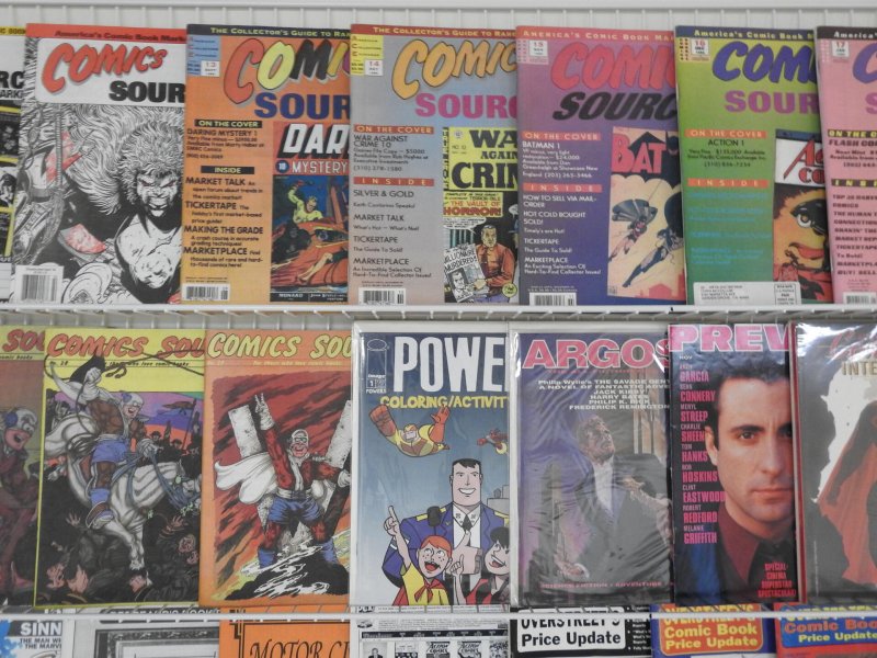 Huge Lot 70+ Fanzines, Magazines, Comics Source, Comic Book Marketplace+ Av Fine