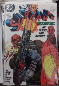 SUPERMAN # 4 1987  DC comics KEY 1ST APPERANCE BLOODSPORT  john byrne