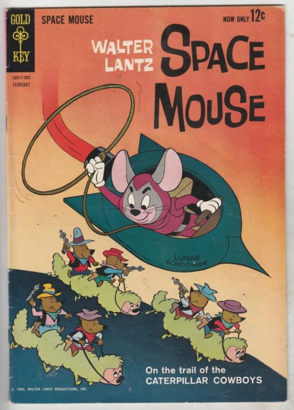 Walter Lantz Space Mouse #2 (Feb-63) FN+ Mid-Grade Space Mouse