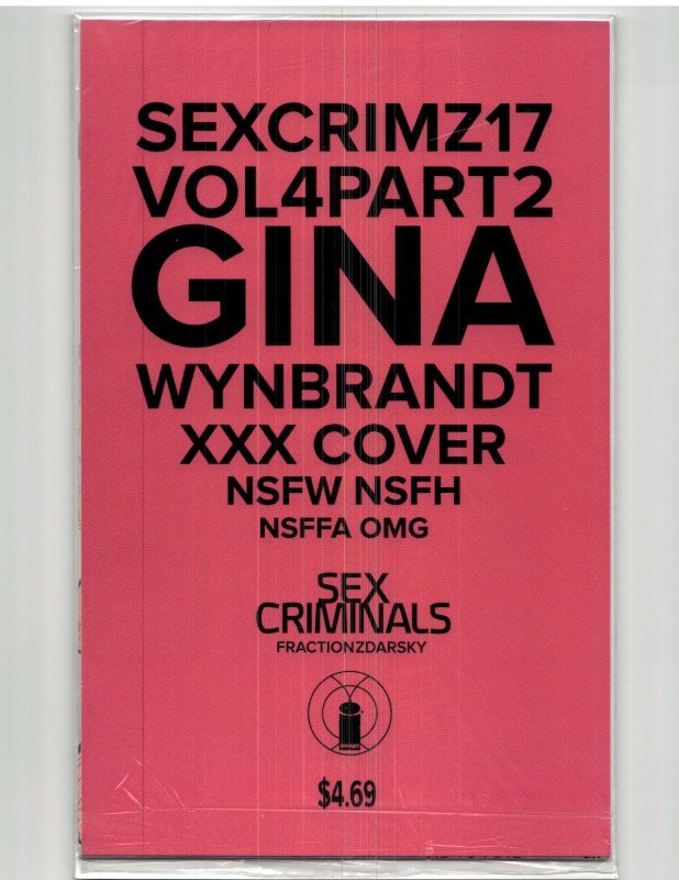 Sex Criminals #23 Variant Cover (2018)