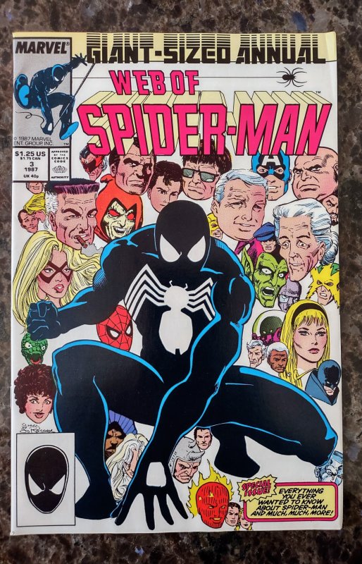 Web of Spider-Man Annual #3 Direct Edition (1987) FN+ 6.5