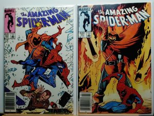?️Amazing Spider-Man 260 & 261 Frenz & Hess 2 Book Set Hobgoblin Newsstands VF+