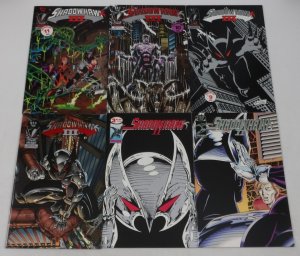 Shadowhawk #0 & 1-18 VF/NM full set Valentino - black super hero ; Image (AA38)