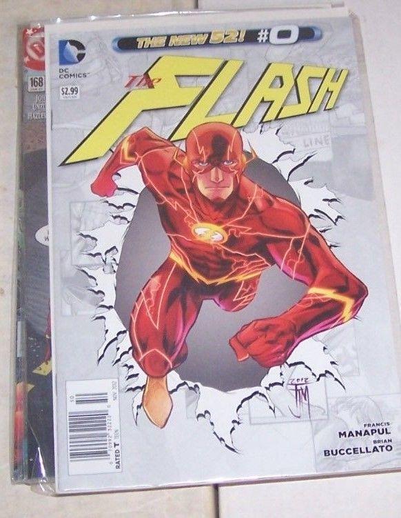 FLASH COMIC # 0 dc NEW 52 - PRE REBIRTH BARRY ALLEN HOT RARE  TV SHOW