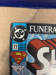 DC Comic-  Superman-Funeral for a friend -77 Mar 1993 70992306756