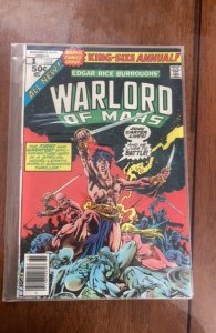John Carter Warlord of Mars Annual #1 (1977)