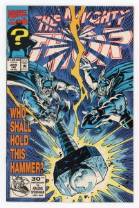 Mighty Thor #459 Tom DeFalco Ron Frenz 1st Thunderstrike NM-