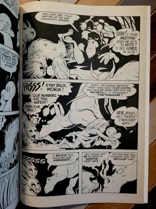 Bone #5 (Cartoon Comics 1992) By Jeff Smith / 3rd Print Thorn & Harvestar Cover