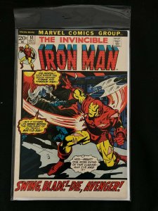 THE INIVINCIBLE IRON MAN:SWING(FN) ISSUE #51 TONY STARK, CYBORG WARRIOR 1972