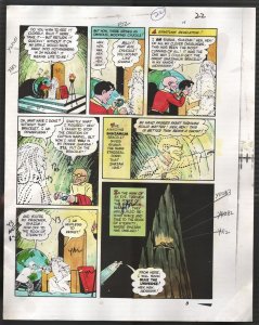 Hand Painted Color Guide-Capt Marvel-Shazam-C35-1975-DC-page 25-Batson-VG/FN