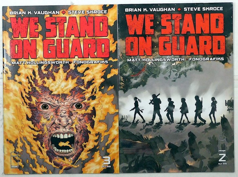 We Stand on Guard Lot of 2 #2, 3 (2017) Planeta DeAgostini 1st Print Comic Books