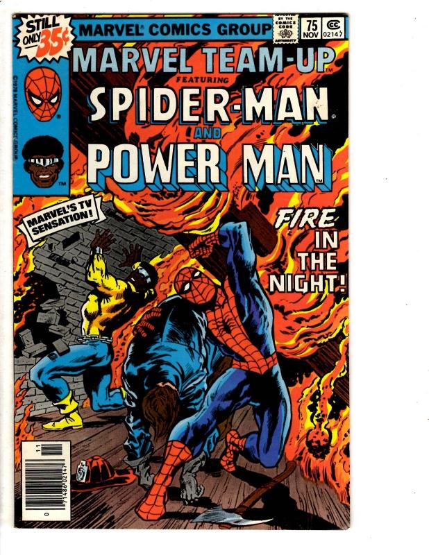 5 Marvel Team-Up Comic Books # 70 71 73 74 75 Spider-Man Thor Daredevil WT8