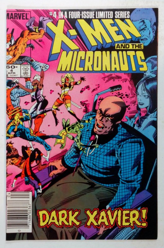 The X-Men and The Micronauts #4 (1984) NEWSSTAND