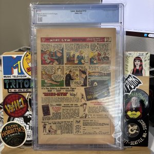 LOVE JOURNAL #13 CGC 4.5 ORBIT PUBLICATIONS 1952 OW/White Pages