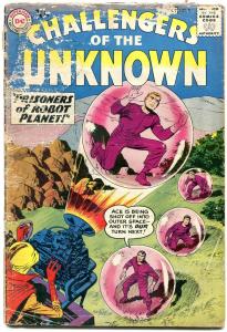 Challengers of the Unknown #8 1959- DC Silver Age reading copy