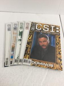 CSI Dominos 1-5 Lot Set Run Nm Near Mint IDW IK