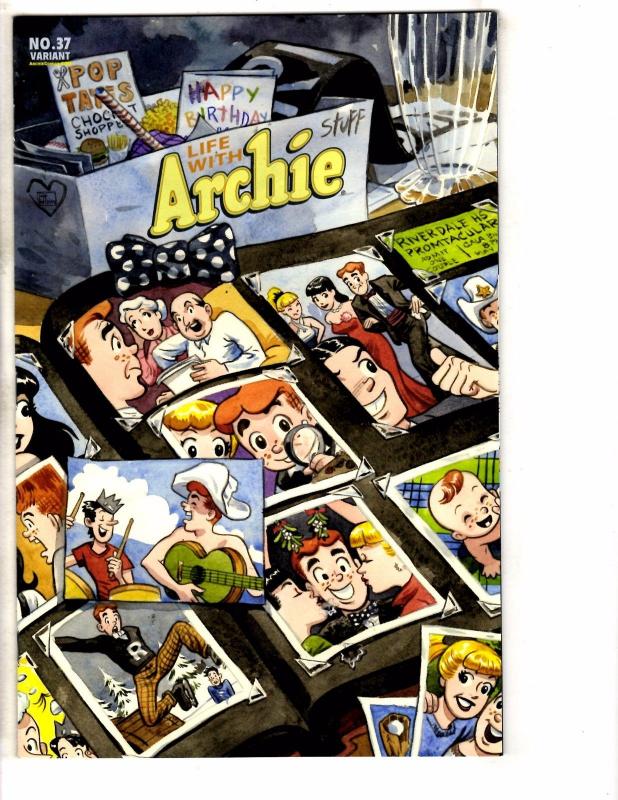 5 Life With Archie Comics #37 (5 diferentes variantes) casi nuevo 1st imprime muerte de TW55 