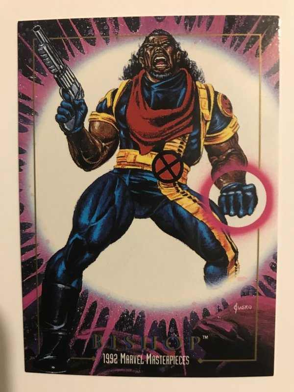 BISHOP #6 card : 1992 Marvel Masterpieces Fleer NM/M; base, Jusko art