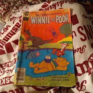 Winnie The Pooh #3 Bronze Age 1972 Whitman Variant Gold Key Comics Walt Disney