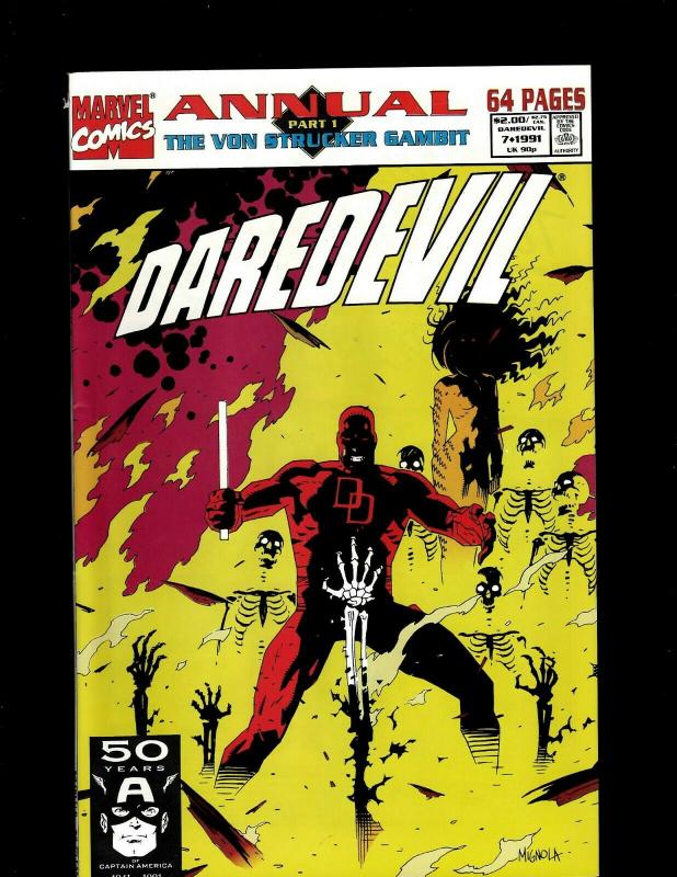 Lot of 6 Daredevil Marvel Comic Books 1 4 7 8 9 10 GK14