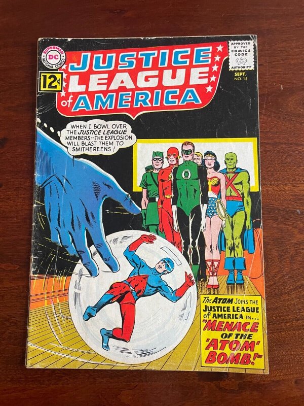 Justice League Of America # 14 VG/FN DC Comic Book Batman Superman Flash J999