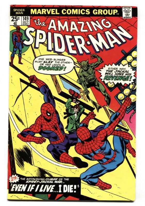AMAZING SPIDER-MAN #149 comic book-MARVEL COMICS-CLONE 1975 VF