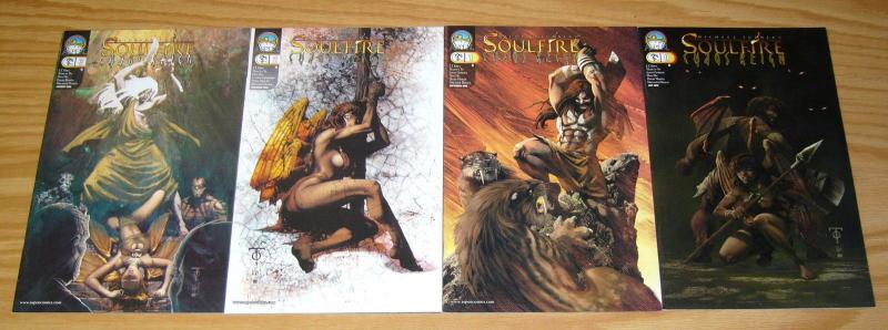 Michael Turner's Soulfire: Chaos Reign # 0 & 1-3 VF/NM complete series - set 2 