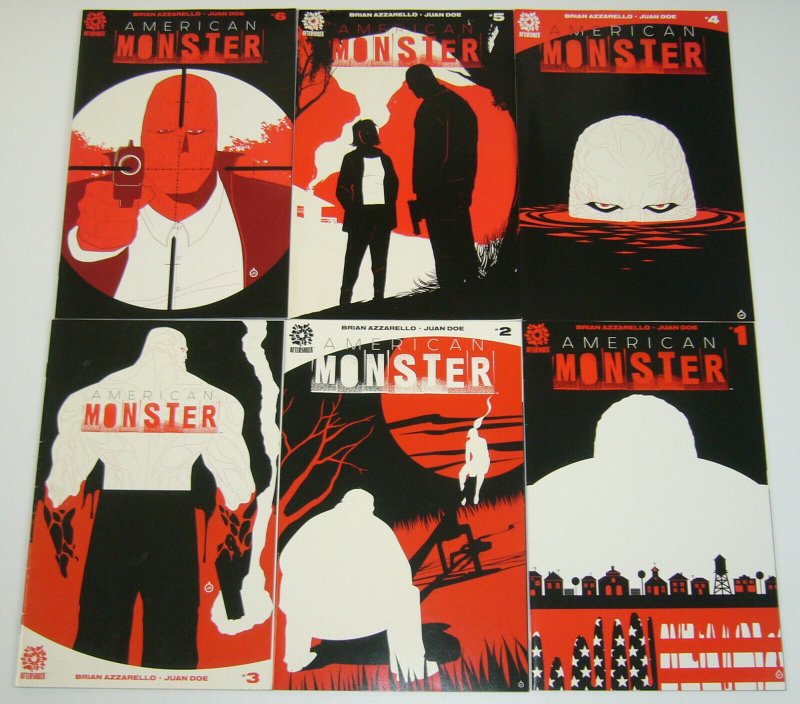 American Monster #1-6 VF/NM complete series - brian azzarello - juan doe set lot