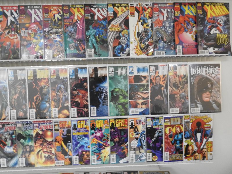 Huge Lot 160+ Comics W/ Unc. X-Men, Inhumans, Spider-Man+ Avg VF+ Condition!
