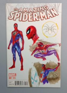 Amazing Spider-Man #1, NM Variant Edition, Marvel 2015