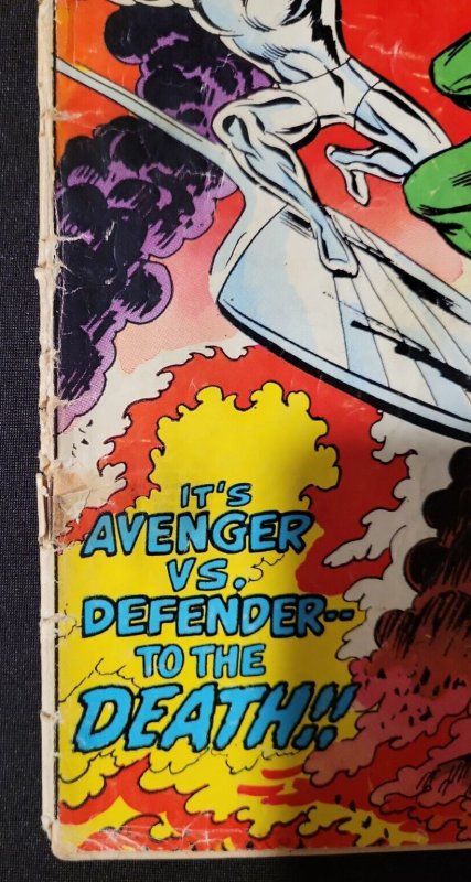 AVENGERS #116 Defenders Silver Surfer  Bob Brown  John Romita 1973 Marvel 