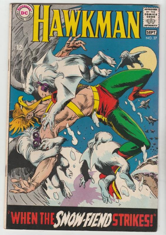 Hawkman #27 (Sep-68) FN/VF+ High-Grade Hawkman