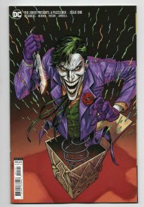 Joker Presents Puzzlebox #1 DC Comic 2021 Merino 1:25 Variant Cover Rosenberg
