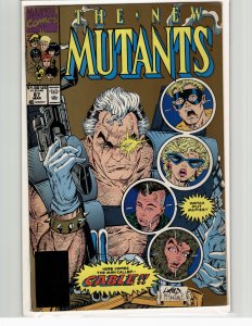 The New Mutants #87 Second Print Cover (1990) New Mutants [Key Issue]