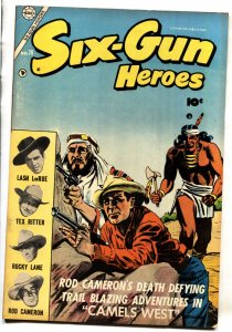Six-Gun Heroes #26-B-Western comic book- Tom Mix Tex Ritter Rocky Lane Lash Laru