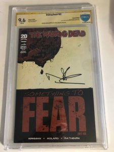 WALKING DEAD #102 2ND PRINT CBCS 9.6 WHITE IMAGE 10/12 / SS NORMAN REEDUS 2016