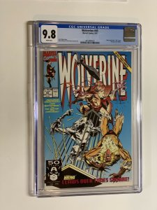 Wolverine 45 cgc 9.8 wp marvel 1991