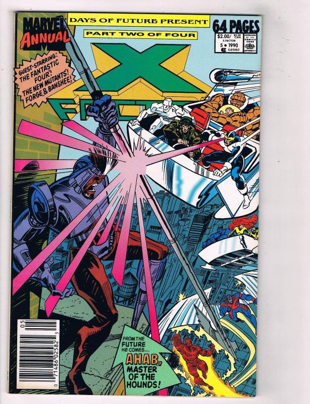 7 X-Factor Marvel Comic Books ANNUALS # 1 2 (2) 3 4 5 6 X-Men Wolverine MM3